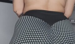 All my farts trapped in my tight leggings, my ass is so big and perfect, letting out so many farts