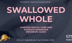 Swallowed Whole — On Her Tongue, Then Swallowed (Giantess POV Audio) by GTS Works