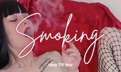 Red Satin Handrolled XXL Smoking Session