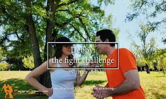 Debby the fight challenge inside the park
