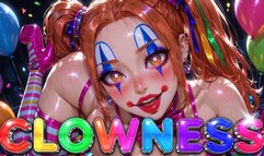 Crimson Circus: Playful Torment Beneath the Big Top - Tease with Silly Props, Humiliating Makeup Play & Breath Control Climax