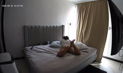 Bedroom camera at Milo Crystal reallifecam apartment at Voyeur H-01