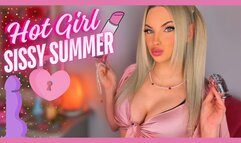 Hot Girl Sissy Summer (Sissification Chastity Training Feminization)