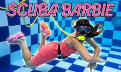 BARBIE DIVER GODDESS - UNDERWATER TEASE, HANDJOB, SHOEJOB & CREAMPIE