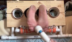 Tickling And Cumming - tickling feet to my cumshot