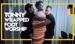 Wrapped + Foot Worship (1080p) Gay Gay Bondage - Gay Domination - Foot Fetish - Mummified - Tickling - Blanket - Ropes - BDSM - C4SBondage26