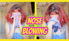 Handkerchief Nose Blowing
