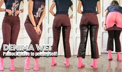 Padlock! Have to pee my corduroy jeans and nylon pantyhose!