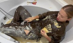 Eggs and Flour! Denim Overalls Ripping!