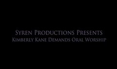 Kimberly Kane Demands Oral Worship (MOV)
