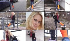 Stella Term LLC Stiff Legged Public Gimp with Foot Play (in HD 1920X1080)