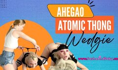 Bully Atomic Wedgie Thong on Innocent Girl - Throat Fucking - Loser Dweeb Bully Fetish - Chinlock - Stretch - Humiliated and embarrassed - Total Humiliation - Made to Submit - On Your Knees Bitch - Strap On - Ahegao Face - Eyes Crossed