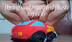 Peeing and trampled plush toy 686