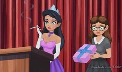 Smoking Fetish Nerdy College Girl First Cigarette