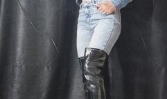 Nicotine Craving Denim Goddess – Slow Sensual Smoking & Thick Smoke Tease