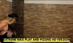 CRUEL WAX PUNISHMENT (ON THE FEET AS WELL) AND PISSING IN THE BATH TUB HD VERSION