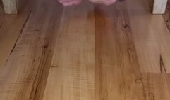 My Feet behind a chair. So cute. You will love it!!
