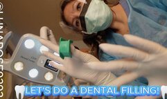 LET’S DO A DENTAL FILLING! Watch me in a professional manner give you a dental filling, you come in with discomfort and I discover you have a chipped front tooth and its needs repairing, watch me give you a dental filling with my real dental unit!