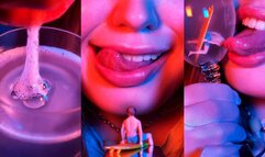 Surfer in the glass of SALIVA - My first vertical video!