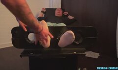 Dimitri's Tickling Revenge on Matt's Feet in the Stocks Pt2