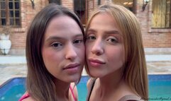 CUTE GREEN EYES BLONDE VS HOT BRUNETTE - NEW TOP GIRLS ZOE AND SAFIRA - NEW MR MAY 2026 - CLIP 1