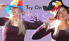 Trying on Funny Hats