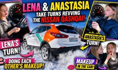 Makeup Laughs and Engine Revving Anastasya Lena 43 Min