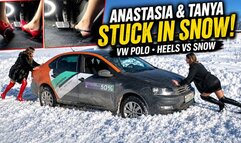 Hard Stuck in Winter Snow with Tanya Anastasia 39 Min