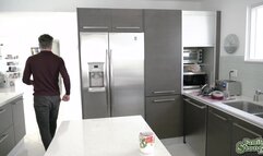 Lucky stepdad gets his huge boner sucked and sobbered by his stepdaughter