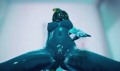 Mmd R18 Slime Girl Pet of Succubus I Don’t know what Slime Girl is doing please Fuck her