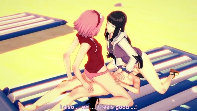 640px x 360px - Threesome Hentai Sex Naruto Sakura Hinata Porn Video