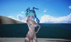 Miku - T-Ara - Bunny Style - Beach Stage 1287