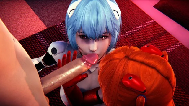 Asuka 3d - ASUKA AND REI FUCK WITH A CUTE BOY | 3D HENTAI EVANGELION Porn Video