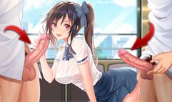 Hentai Uncensored / Double Penetration with a Beauty and Hard Fuck / Hentai, Anime