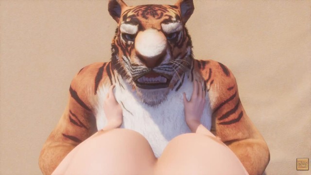 640px x 360px - Wild Life / Huge Tiger Furry Knotting Female POV Porn Video