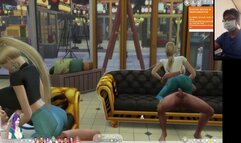 The Sims 4: Passionate Sex on the Couch for 8 People