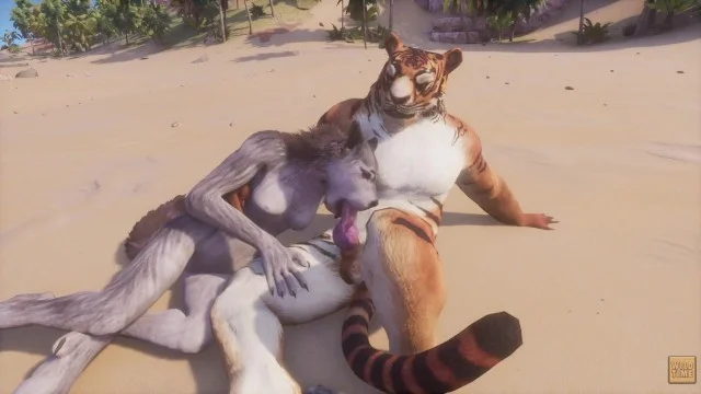640px x 360px - Wild Life / Furry Wolf Girl With Furry Tiger Porn Video