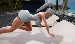 Sunbath: Futa x Female (LoM, Pose3D) Part 1