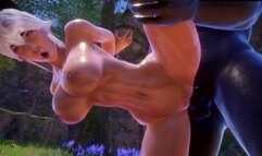 Hungry Sweet Kitty cannot Resist the BBC 3D