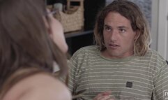 I can only stare at my tutor huge tits