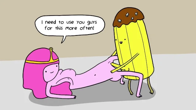 Adventure Time Princess Bubblegum Ass Porn - Princess Bubblegum Fucks A Banana Guard - Adventure Time Porn Parody