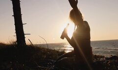 Amateur Porn Hot Blonde Fucked On Beach At Sunset Part1