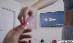 Stepbrother PEter Green sneaks into stepsisters room to fuck her pussy