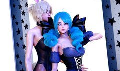 [MMD] BEAST & HYUNA - Trouble Maker Gwen Riven Sexy Hot Dance