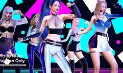 [MMD] EXID - DDD Sexy Kpop Dance Kda Ahri Akali Kaisa Evelynn Seraphine Kda all out