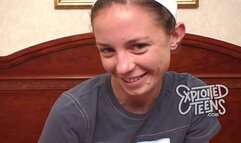 Watch this teen with a hairy pussy and dreadlocks suck cock