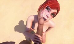 Old Man Sethro Fucks Cum-Covered Redhead Serenia