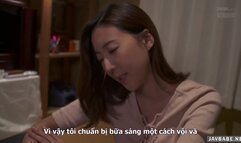 Lonely widow and energetic young man