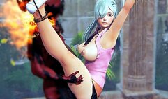 Princess Elizabeth Liones and Demon Bondage BDSM Hentai