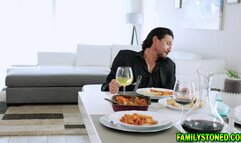 Stepdaughter secretly service stepdad